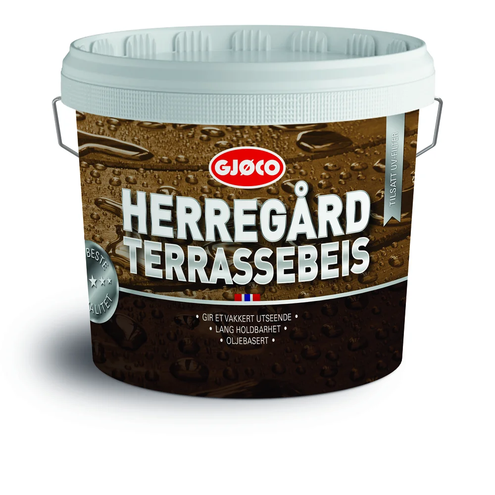 Herregård Terrassebeis oljebasert base C 2,7l v:5204405 Herregård Terrassebeis oljebasert base C 2,7l v:5204405