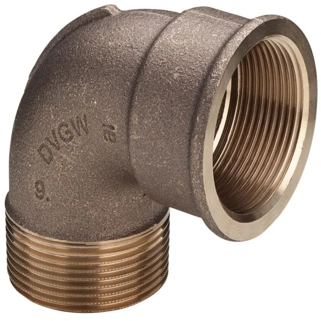 Rødgods Vinkel muffe/nippel 1 1/4" - 90 grader | 264109