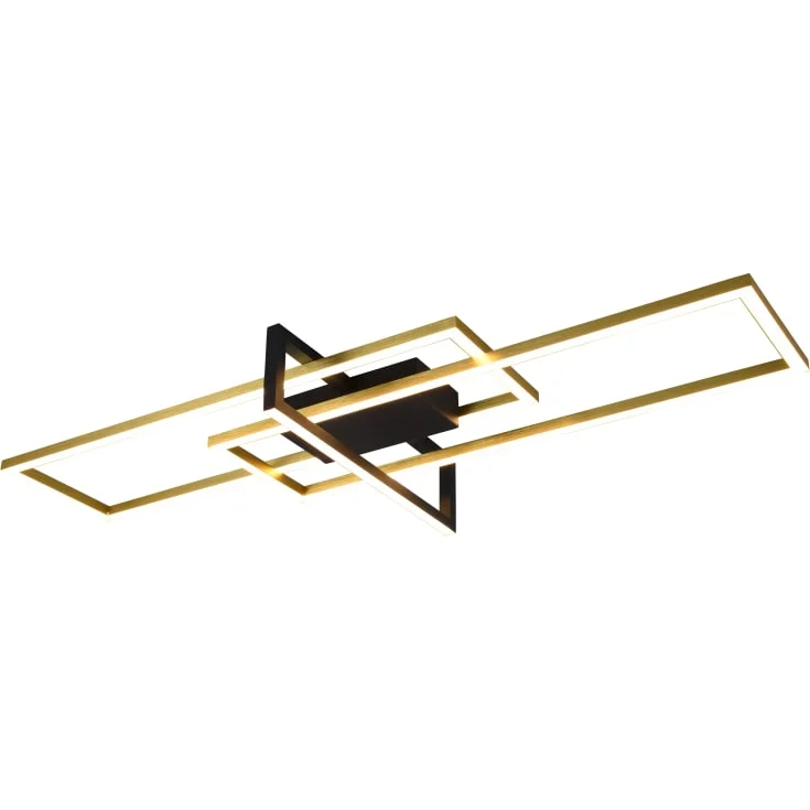 Trio Lighting Salinas taklampe, messing | 620310308