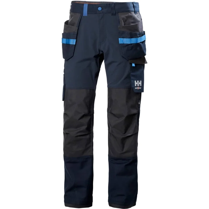 Helly Hansen Oxford arbeidsbukse med 4-veis stretch, marineblå/mørkegrå, str. C54 | 77405-599_C54