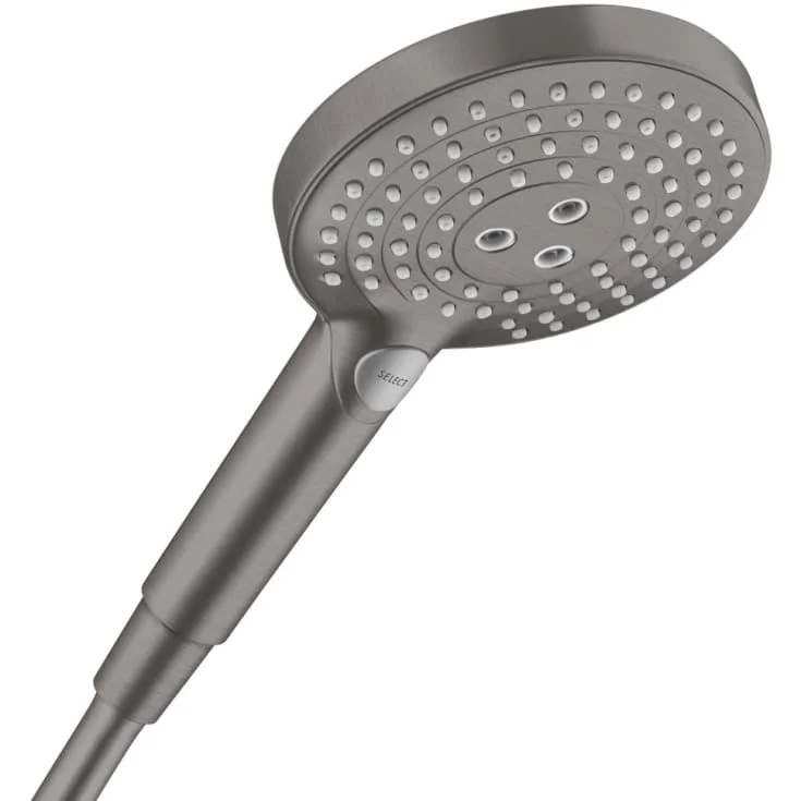 Hansgrohe Raindance Select S 120 hånddusj, børstet sort krom | 26530340 Hansgrohe Raindance Select S 120 hånddusj, børstet sort krom | 26530340