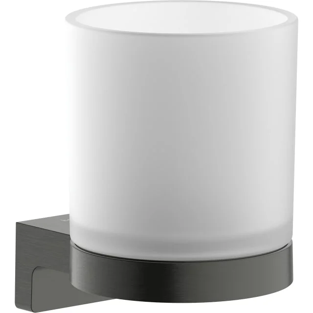 Hansgrohe AddStoris S tannglass, børstet sort krom | 41769340