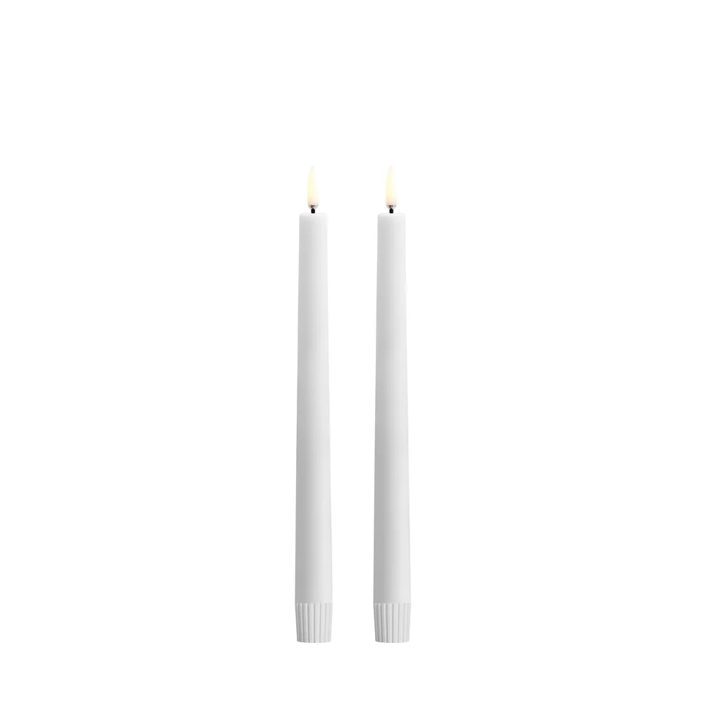 Kronelys led hvit 2stk v:4574559 Kronelys led hvit 2stk v:4574559