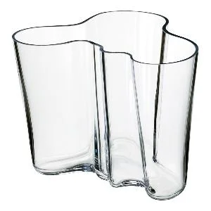 Alvar Aalto vase 16 cm klar v:1358864