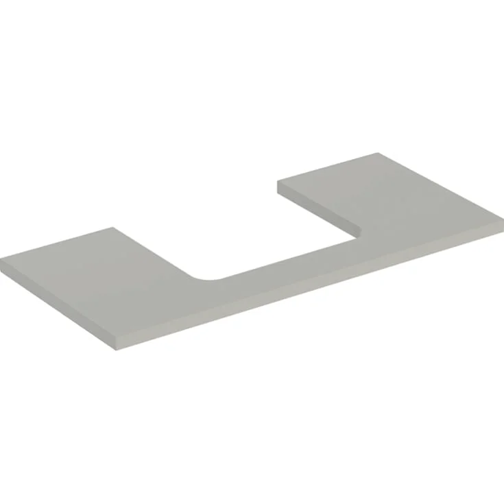 Geberit One benkeplate, 104,2x47,3 cm, matt grå | 505.284.00.7