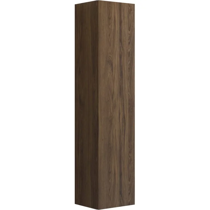 Dansani Inzo høyskap, 40x176 cm, høyre, brun eik | U48-1152