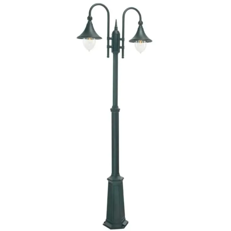 Norlys Florence 820 stolpelampe, LED max 2x9W, E27, IP54, sort | 3101723