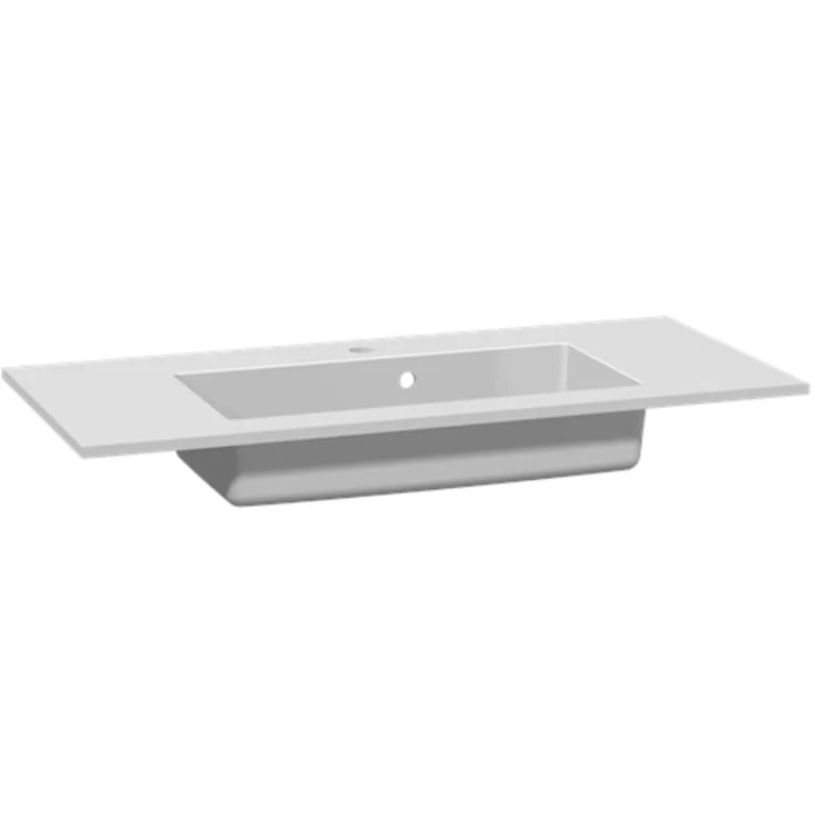 Dansani Minore servant, 100,2×45,5 cm, hvit | 337110003