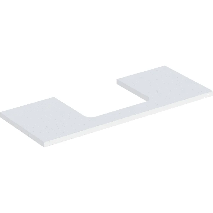 Geberit One benkeplate, 119×47,3 cm, matt hvit | 505.285.00.2