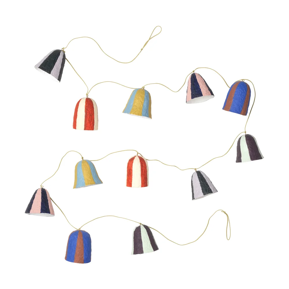 Stripe Pulp girlander klokke 180 cm v:8426349