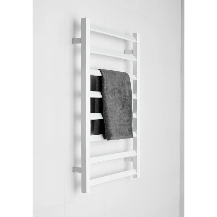 Hafa Ellips håndkletørker, kombi, 50×120 cm, hvit | 1509943 Hafa Ellips håndkletørker, kombi, 50×120 cm, hvit | 1509943