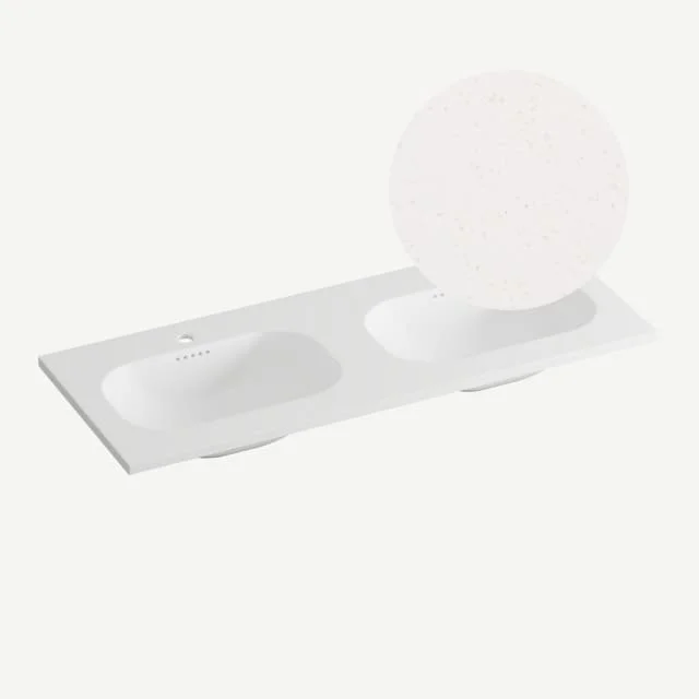 Korsbakken Nice møbelservant, dobbel, 120,5x46,5 cm, terrazzo beige | 463211121