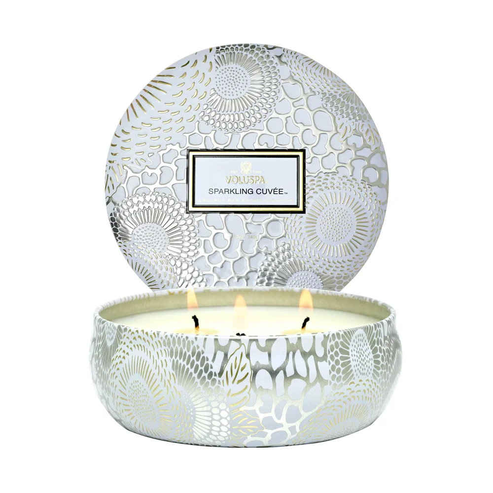 Japonica 3-wick Tin duftlys 40 timer v:7679718