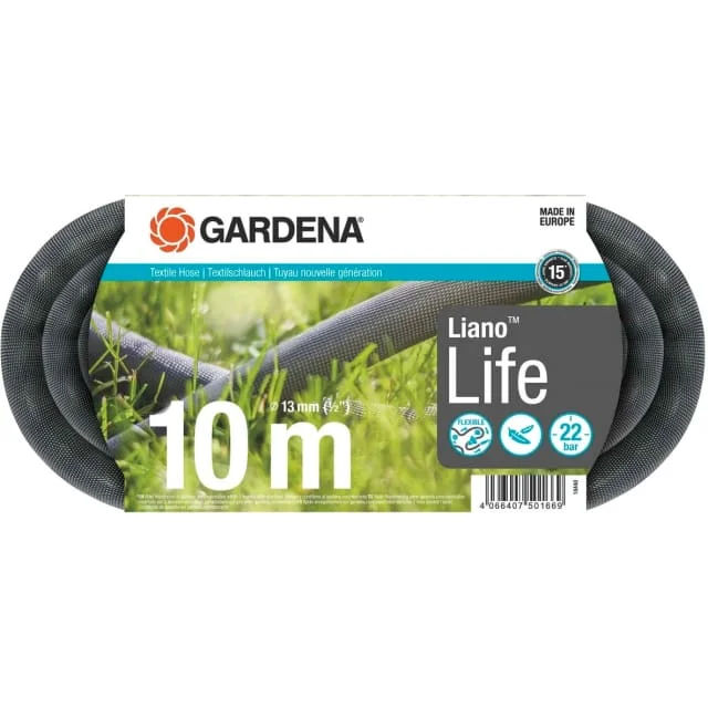 Gardena Liano hageslange, fleksibel tekstil, 13 mm, 10 m | 18440-20 Gardena Liano hageslange, fleksibel tekstil, 13 mm, 10 m | 18440-20