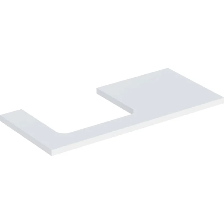Geberit One benkeplate, 104,2x47,3 cm, matt hvit | 505.304.00.2
