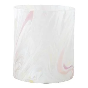 Swirl drikkeglass/lykt 35 cl hvit multi v:7708361