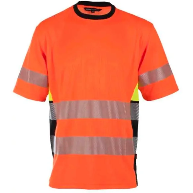 Bekken & Strøm Gjøvik T-skjorte, HiVis kl.3, unisex, str. S, oransje/sort | 677883 Bekken & Strøm Gjøvik T-skjorte, HiVis kl.3, unisex, str. S, oransje/sort | 677883
