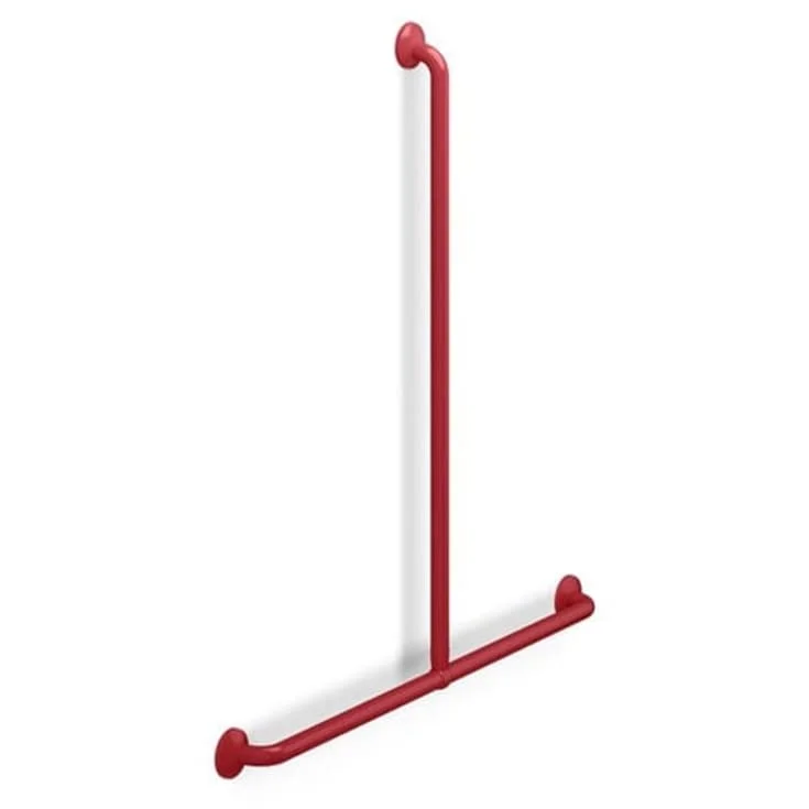 Pressalit Care Plus T-støttehåndtak, 100 x 109 cm, Rød | RT144035