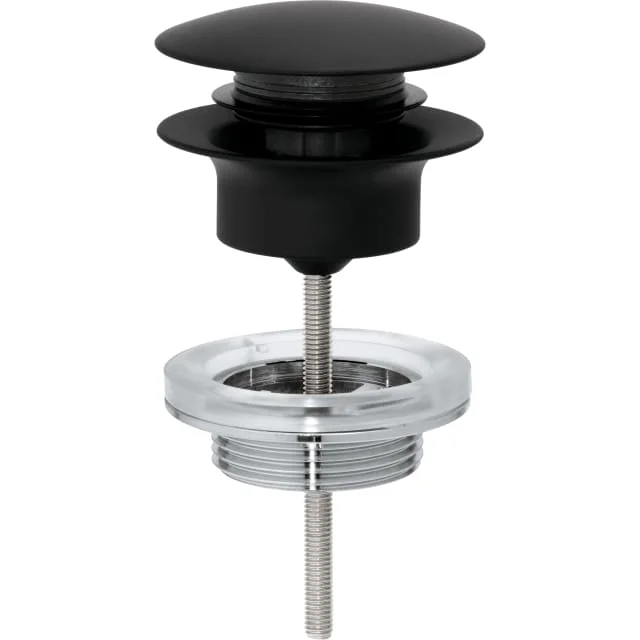 Grohe bunnventil, push-open, sort | 29510KF0