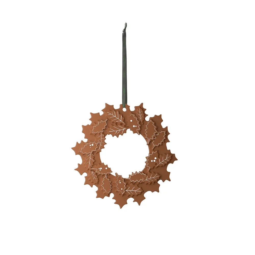 Gingerbread julekrans Ø18 v:7345111