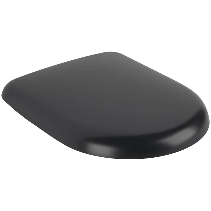 Villeroy & Boch Antao toalettsete, soft close, avtagbar, matt sort | 8M67S1R7