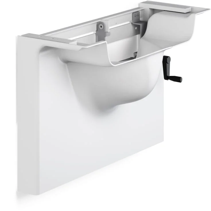 Pressalit Care Matrix medium vaskemontering, manuell, hvit | R4820000 Pressalit Care Matrix medium vaskemontering, manuell, hvit | R4820000
