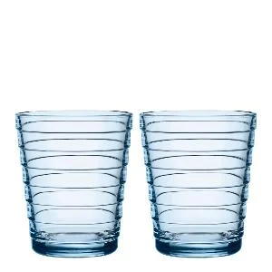 Aino Aalto glass 22 cl 2 stk aqua v:2483861