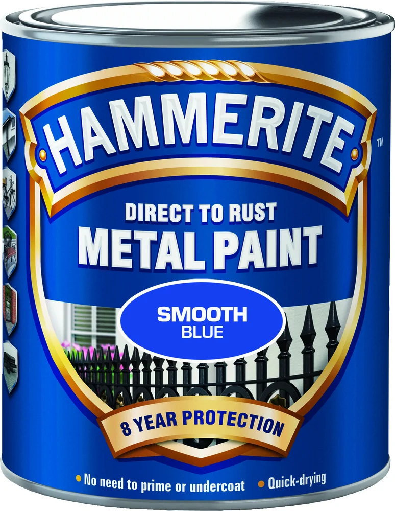METALLMALING GLATT BLÅ 250ML v:1251005 METALLMALING GLATT BLÅ 250ML v:1251005