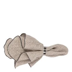 Gracie tøyserviett 45x45 cm simply taupe v:4187164