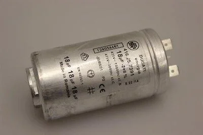 Startkondensator, Faure tørketrommel – 18 uF v:1566380 Startkondensator, Faure tørketrommel – 18 uF v:1566380