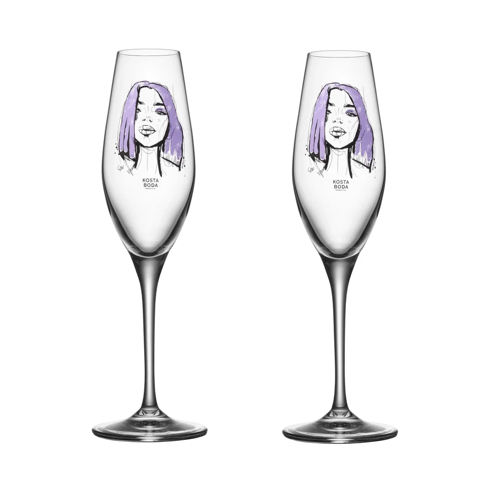 All about you champagneglass 24 cl 2-stk. v:7376259