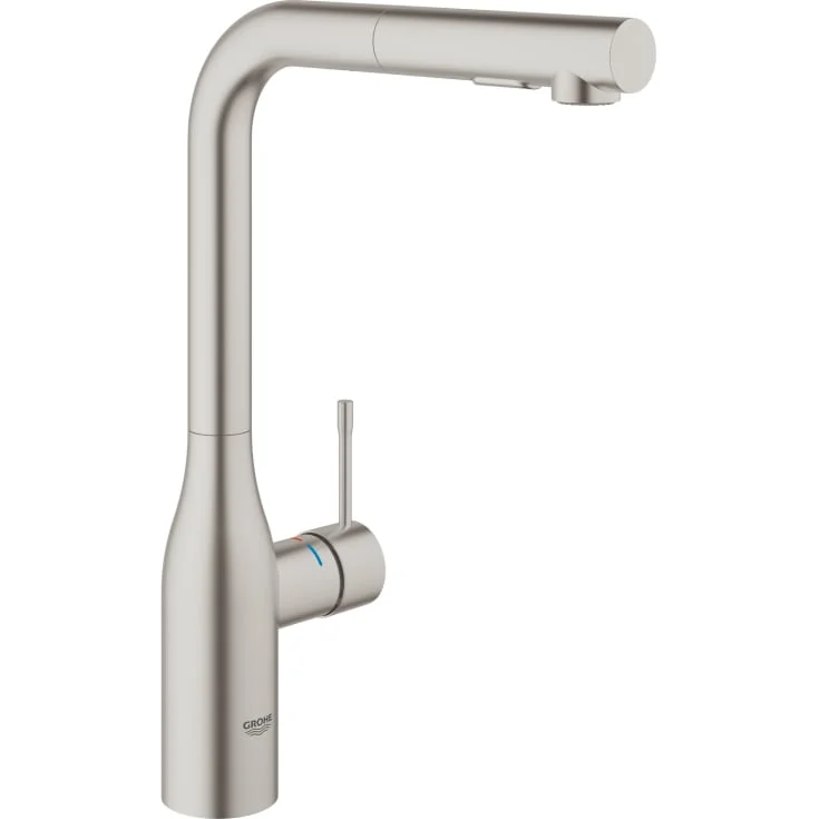 Grohe Essence kjøkkenarmatur, uttrekkbar tut, stål | 30270DC0