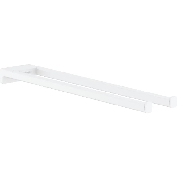 Hansgrohe AddStoris håndklestang, 44,5 cm, matt hvit | 41770700