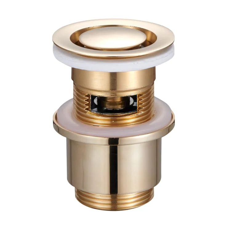 Secher AF 714-E bunnventil, push-open, messing | BUV113