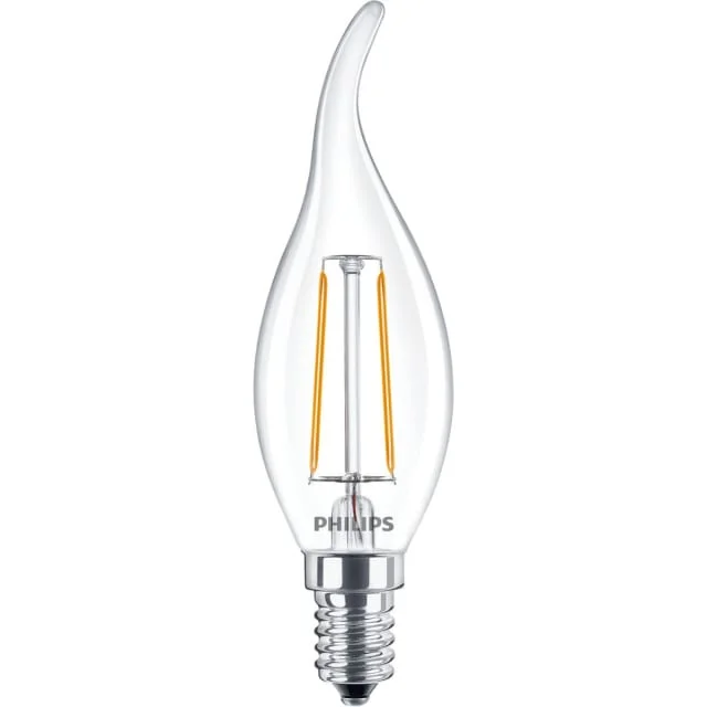 Philips CorePro E14 mignonpære, vindkast, 2700K, 2W | 929001238492