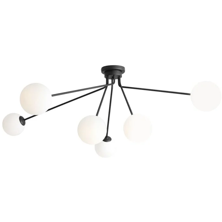Aldex Holm 6 taklampe, sort | AL1082PL-K1
