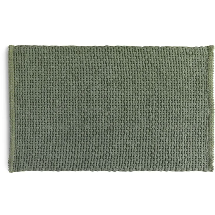 Hefe Knot badematte, 50x80 cm, grønn | 96KN5080079