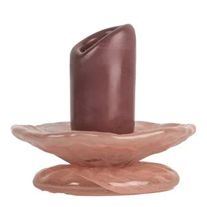 Lara lysestake 9 cm bordeaux/rosa v:1576098