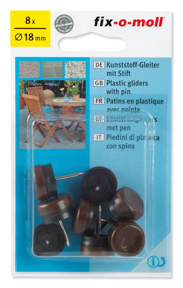 KNOTT FOR STOL-BORDBEN,MOT RIPER,STØY.TEPPE,HARDE,VÅTE GULV v:1207780