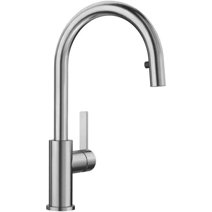 Blanco Candor-S kjøkkenarmatur, uttrekkbar tut, stål | BC-523121 Blanco Candor-S kjøkkenarmatur, uttrekkbar tut, stål | BC-523121