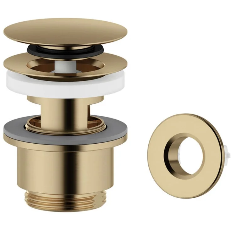 Damixa bunnventil, push-open, børstet bronse | 238508800 Damixa bunnventil, push-open, børstet bronse | 238508800