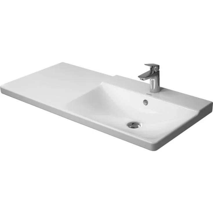 Duravit P3 Comforts møbelservant, 105x49,5 cm, høyre, hvit med Wondergliss | 23341000001