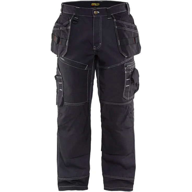 Blåkläder Workwear X1500 håndverkerbukser, sort, str. D104 | 1500-1380-9900_D104