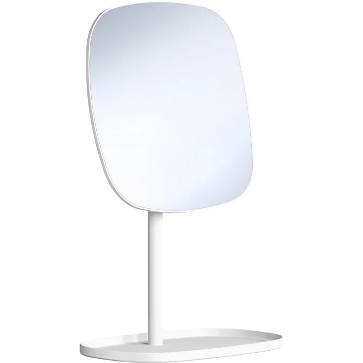 Beslagsboden Satin Square sminkespeil, hvit | BX576 Beslagsboden Satin Square sminkespeil, hvit | BX576