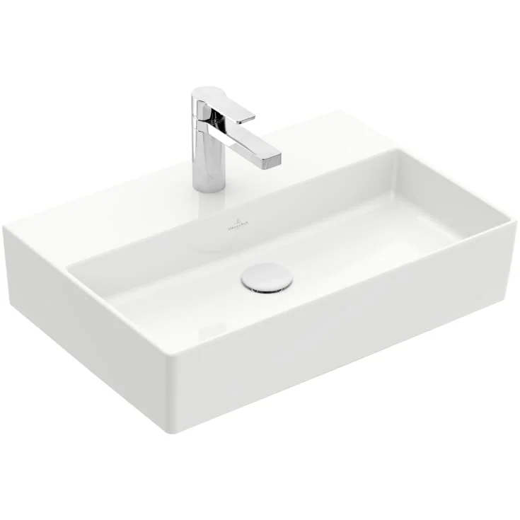 Villeroy & Boch Memento vegghengt servant, 60×42 cm, med CeramicPlus, hvit | 4A2261R1
