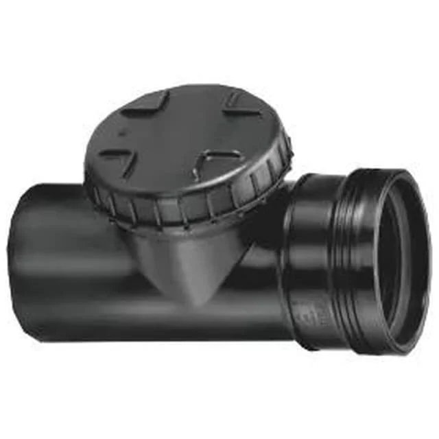 Wavin Wafix 75 mm PP stakerør med lokk, sort | 2215359