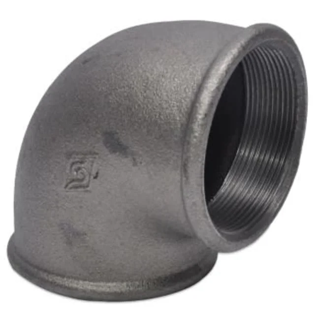 Sort vinkel, muffe/muffe 2" - 90° | 770090109