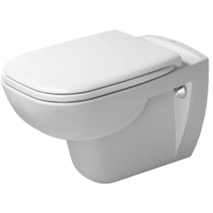 Duravit D-Code vegghengt toalett, uten spylekant, hvit | 25700900002