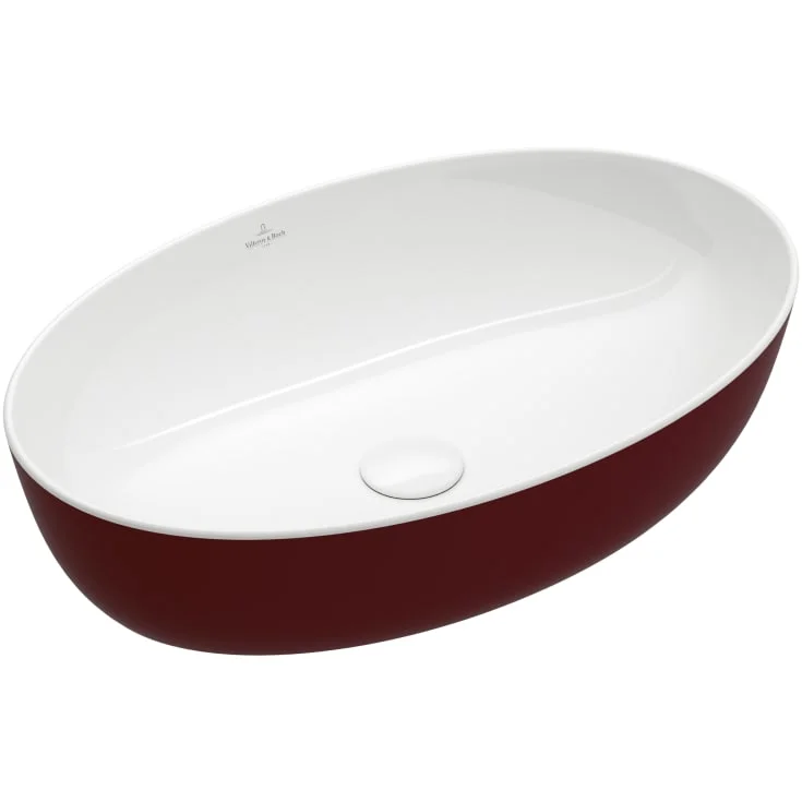 Villeroy & Boch Artis toppmontert servant, 61x41 cm, rød | 419861BCS9
