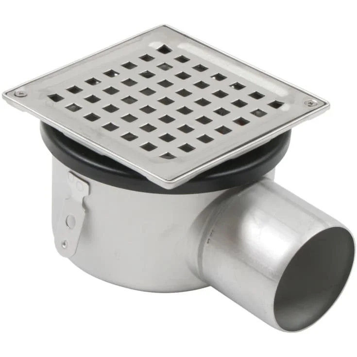 Blücher Square sluk, for betong og flis, Ø75 mm | 3394513 Blücher Square sluk, for betong og flis, Ø75 mm | 3394513